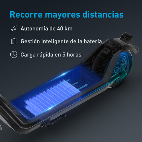 NIU Patinete Eléctrico para Adultos, 40km de Autonomía Velocidad Máxima  25km/h Motor de 300W, Plegado Sencillo Ruedas más Anchas para  Desplazamientos Cotidianos más Cómodos y Confortables (KQi3 Sport) :  : Deportes y